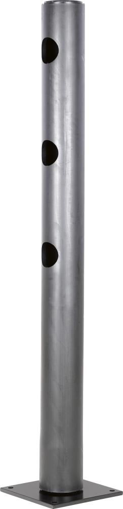 Endpfosten für Geländer Delta H1200xD110 mm schwarz