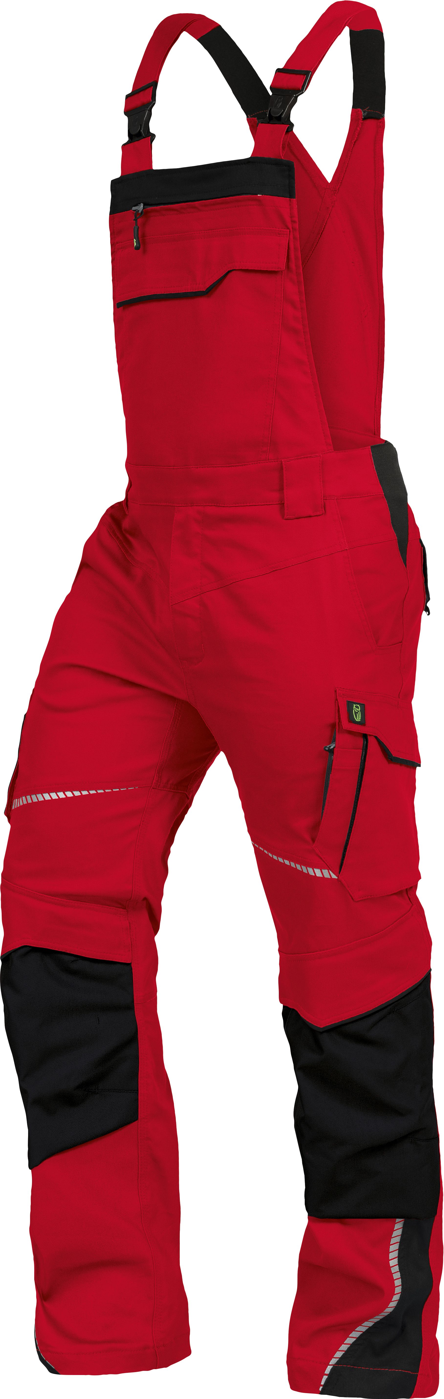 Leibwächter Flexline Latzhose, Rot, Gr. 56
