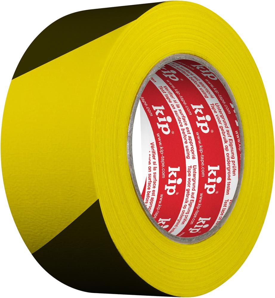 3824 Gewebe-Warnband gelb/schwarz 48mmx33m