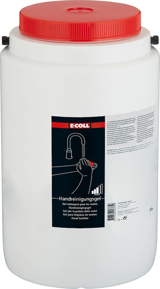 E-Coll Handreinigungsgel E-Coll3l Rundbeh.
