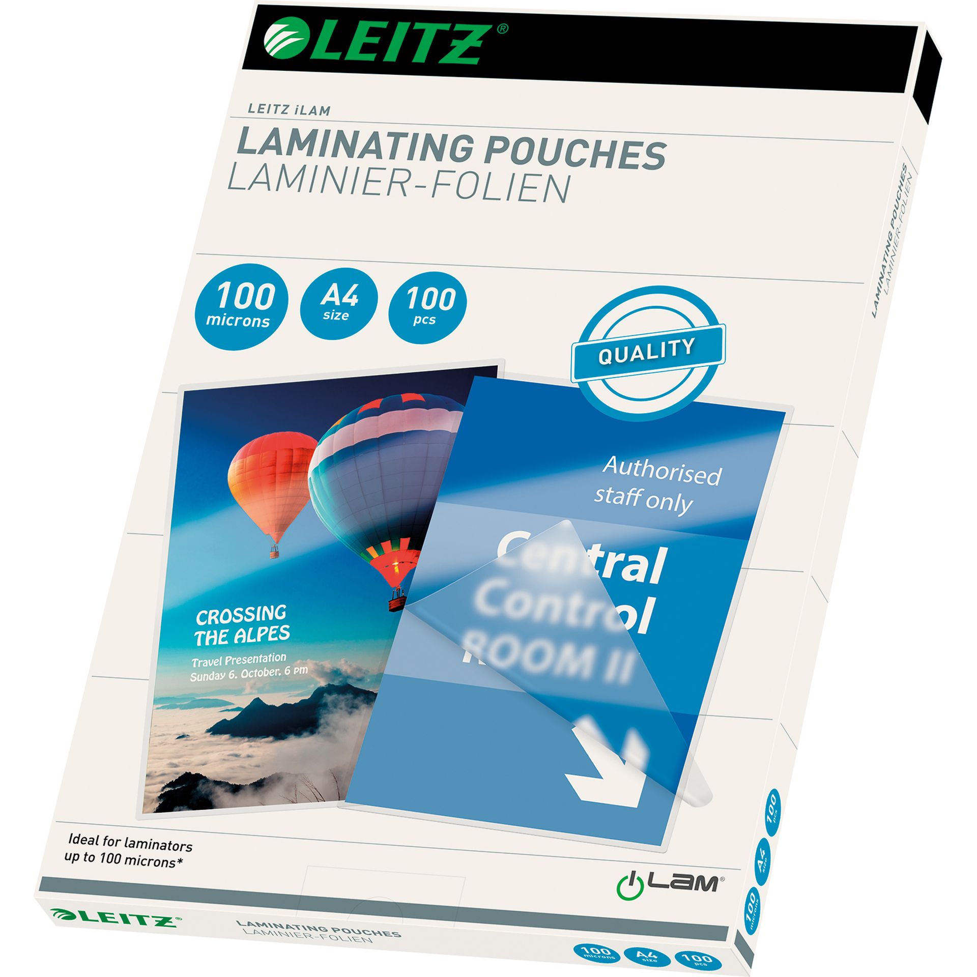 Laminierfolie DIN A4 100mic 100 St./Pack.