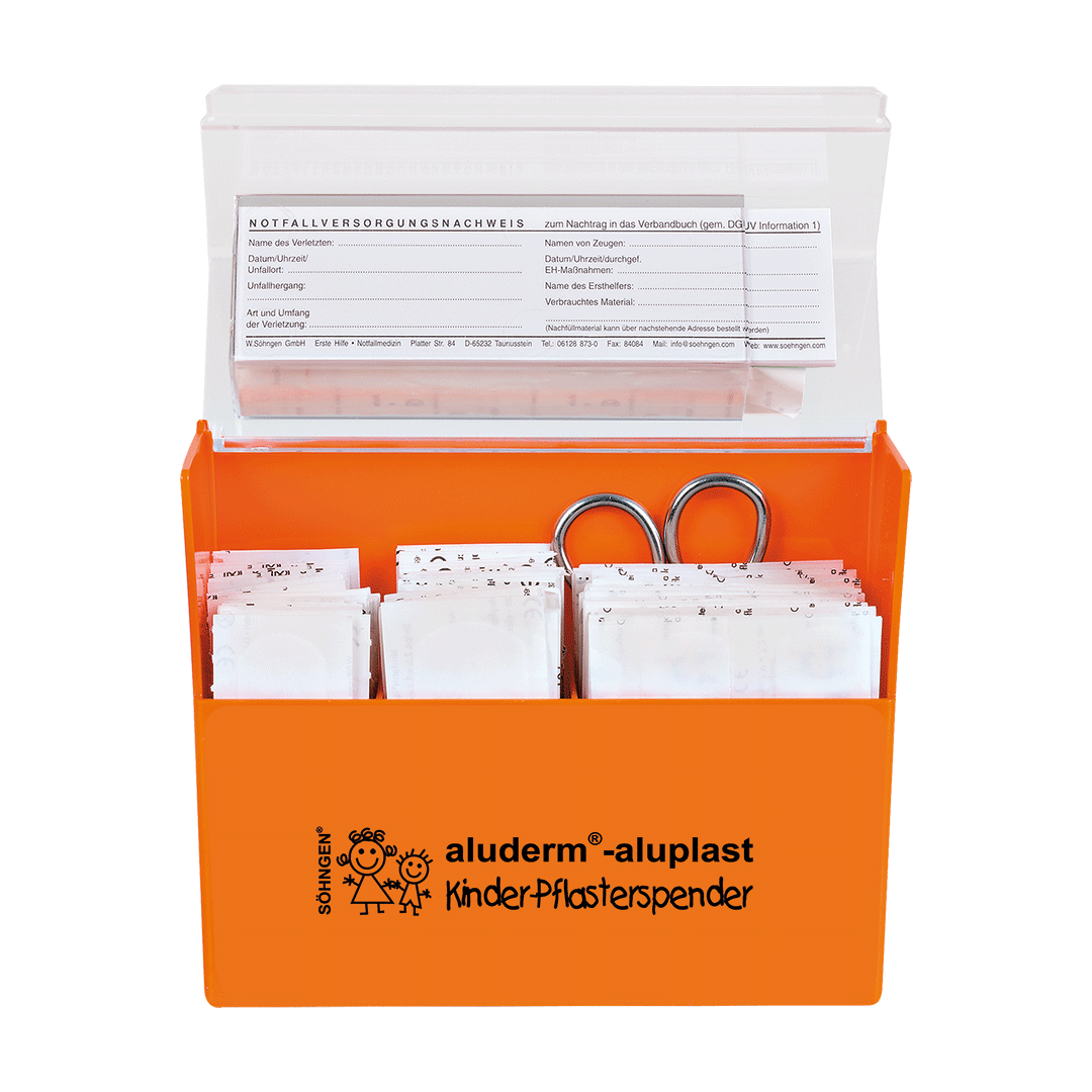Pflasterspender Kinder aluderm®-aluplast gefüllt