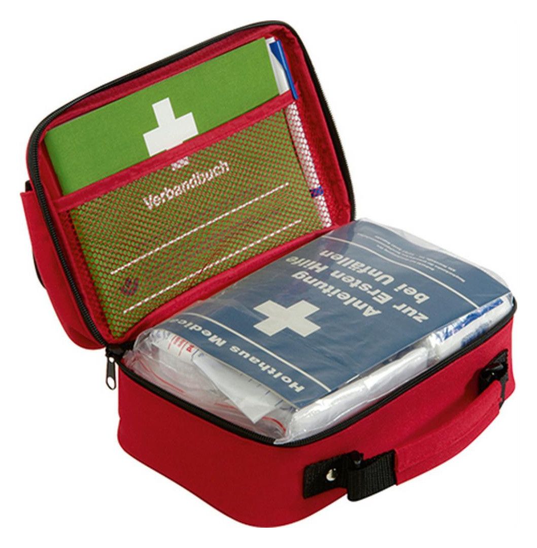 Verbandtasche aus Nylon, rot