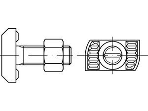 ART 88941 Halfenschr. Typ HZS 41/22 8.8 M 12 x 50 feuerverzinkt tZn S