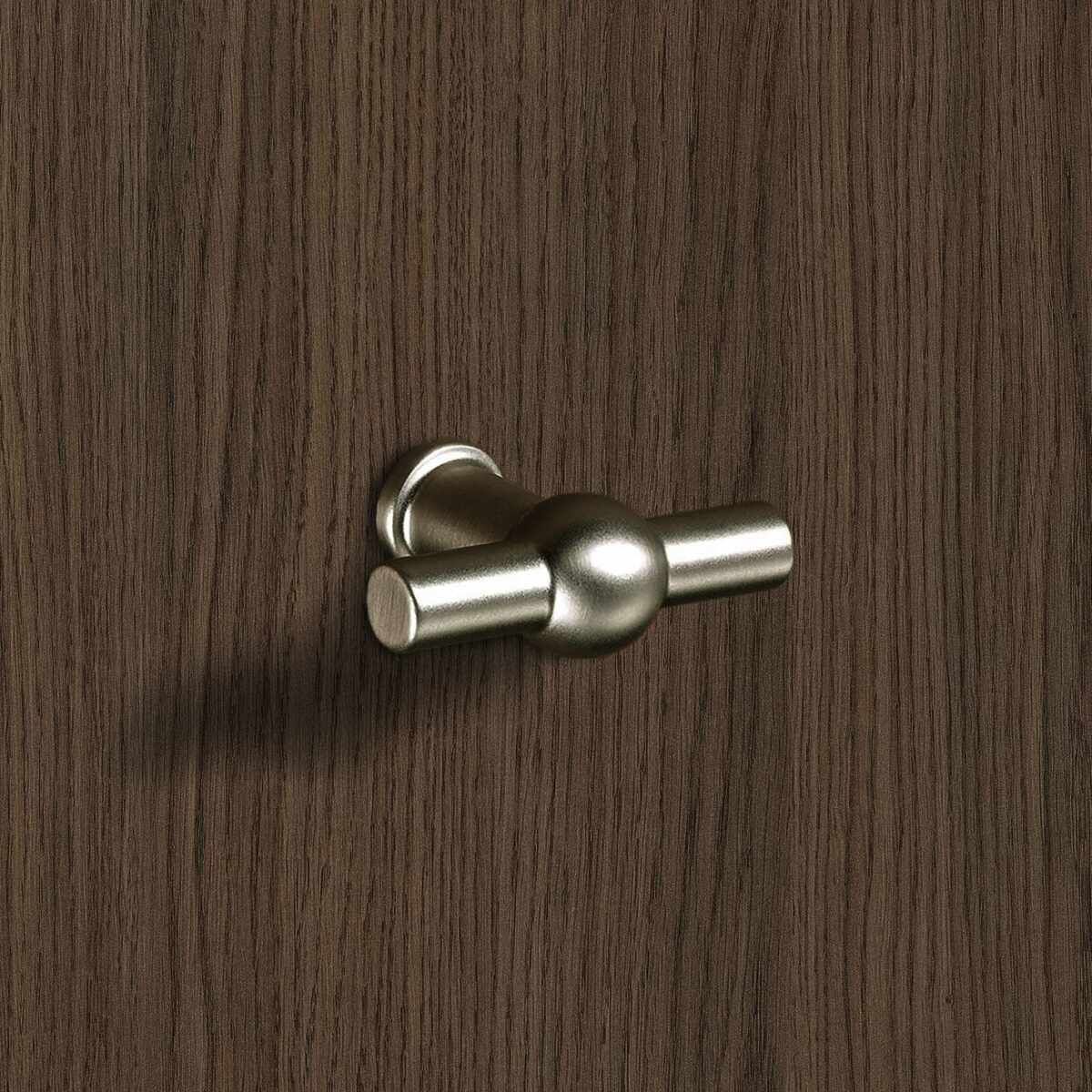 Knopf Altedo, L 50 mm, H 37 mm, Edelstahl Optik ge