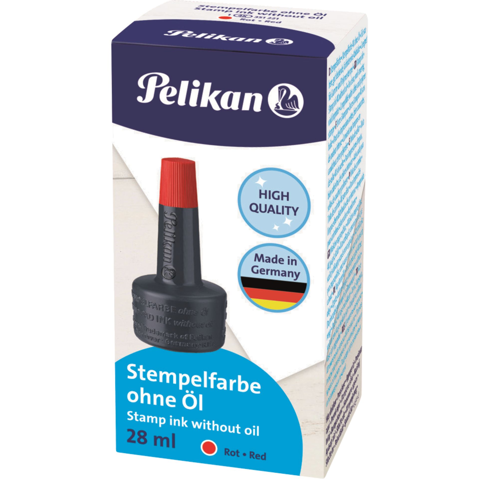 Stempelfarbe 4K ohne Öl 28ml rot