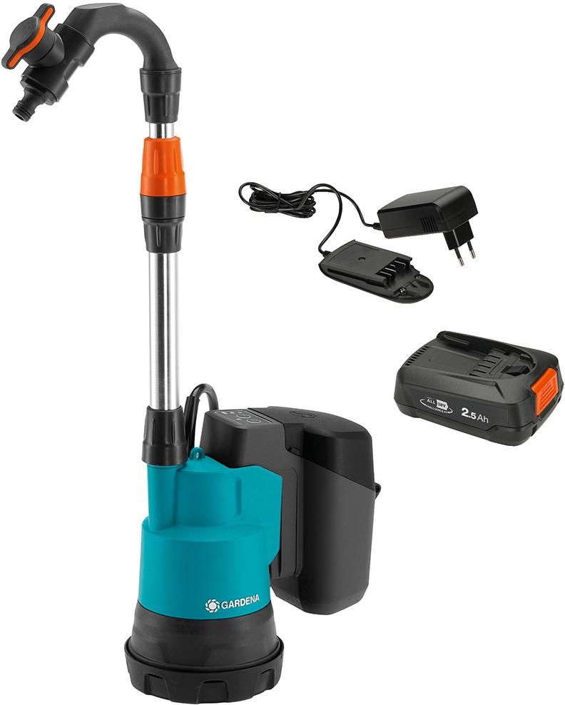 Akku-Regenfasspumpe 2000/2 18V P4A Ready-To-Use Set