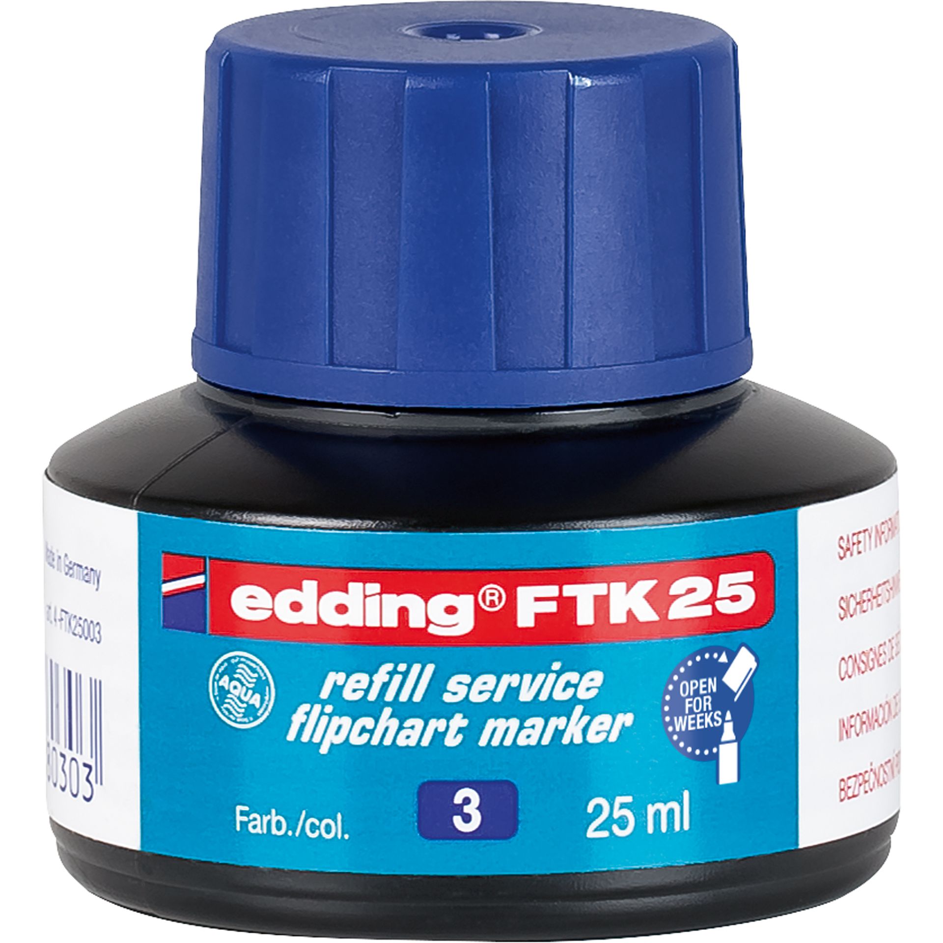 Nachfülltusche 25ml blau