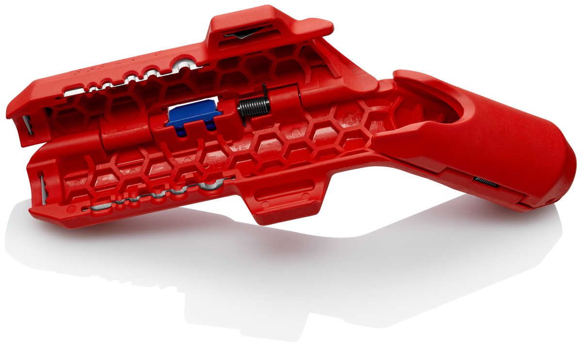 KNIPEX 16 95 01 SB ErgoStrip® Universal-Abmantelungswerkzeug für Rechtshänder 135 mm