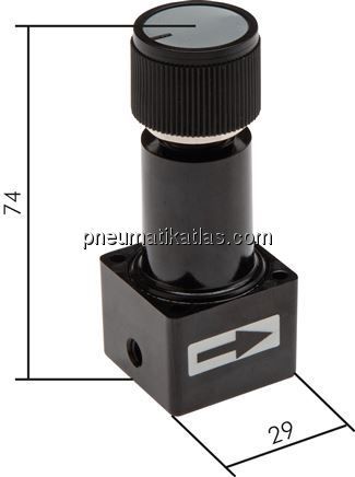 Mini-Vakuumregler, M 5, -0,35 bis 0 bar