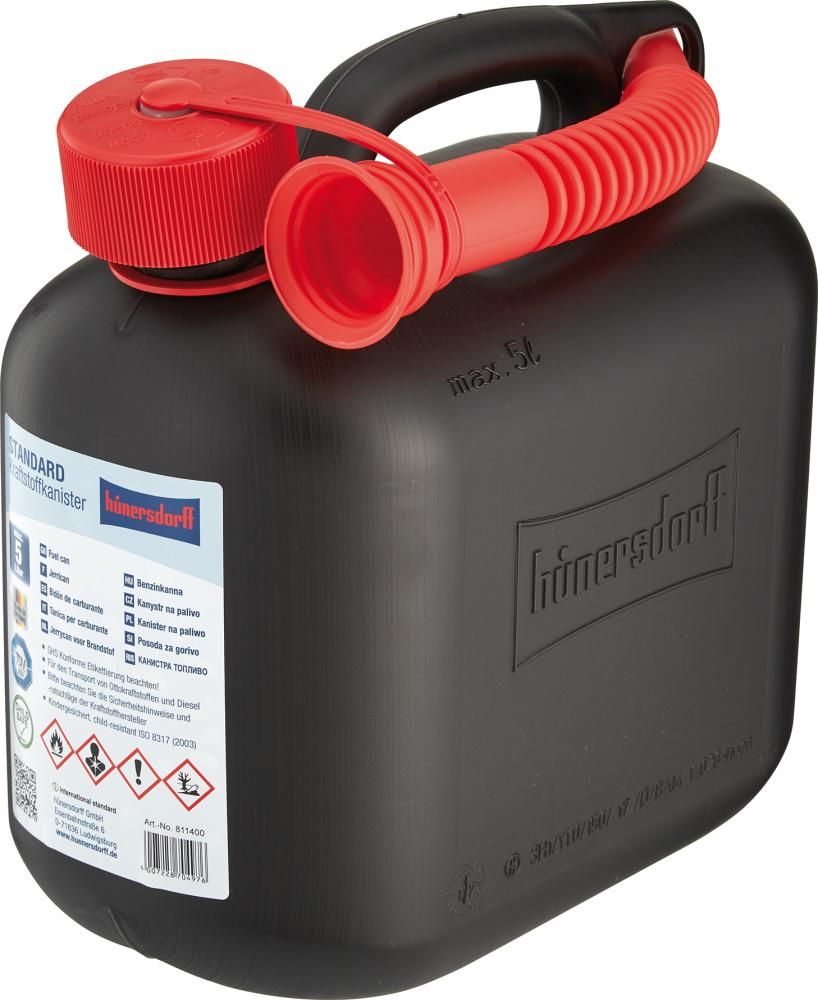 Benzinkanister 10 l Standard schwarz hünersdorff