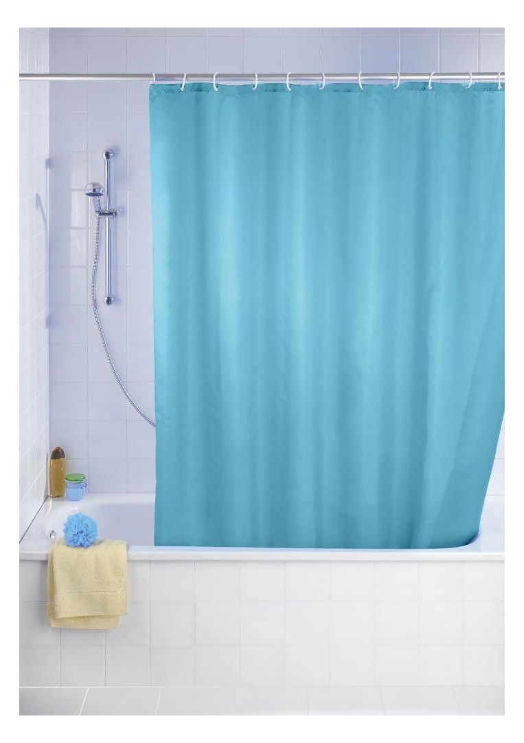 WENKO Textil-Duschvorhang, Uni