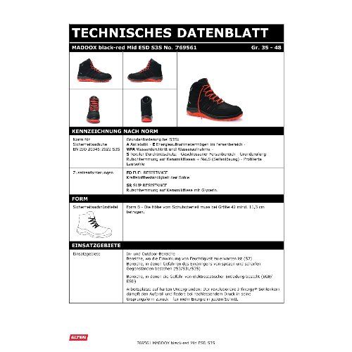Elten Sicherheitsstiefel MADDOX Mid ESD S3S