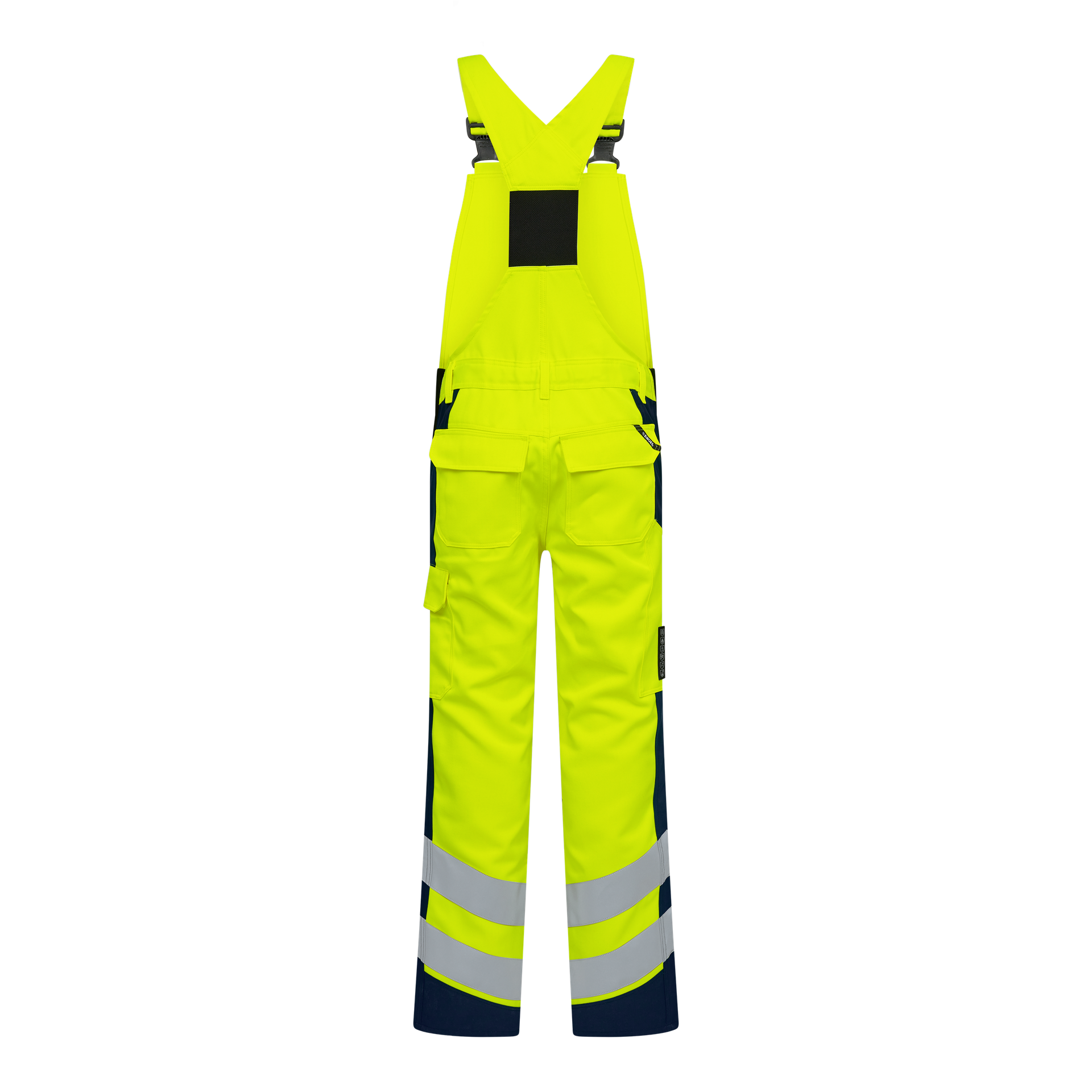 Safety+ Latzhose Gelb/Blue Ink, Gr. 66