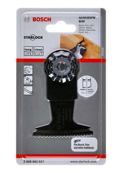 BIM Tauchsägeblatt AII 65 BSPB, Hard Wood, 40 x 65 mm, 1er-Pack