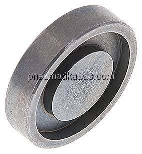 Blindplatte 1/2"-SAE (3000 PSI) (30,2mm) - ISO 6162