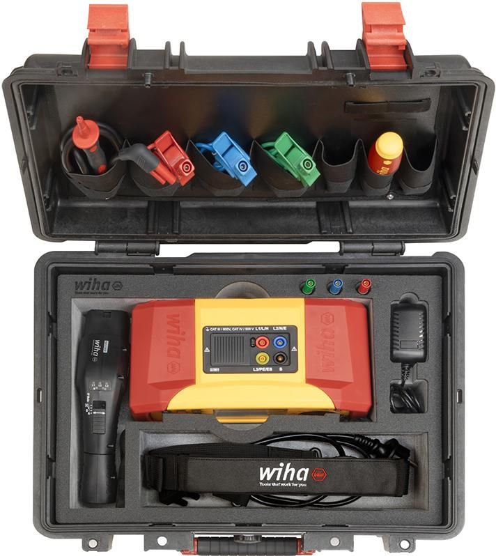 WIHA Installationstester Set MFT one mit Werkzeug und Zubehör im Koffer