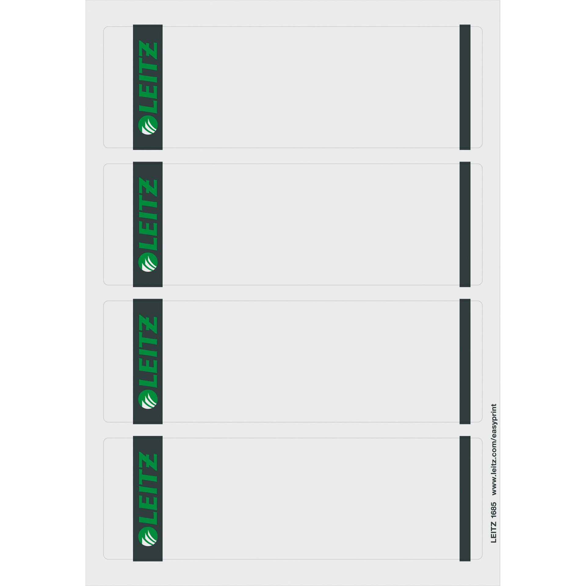 Ordneretikett kurz/breit Papier gr 400 St./Pack.