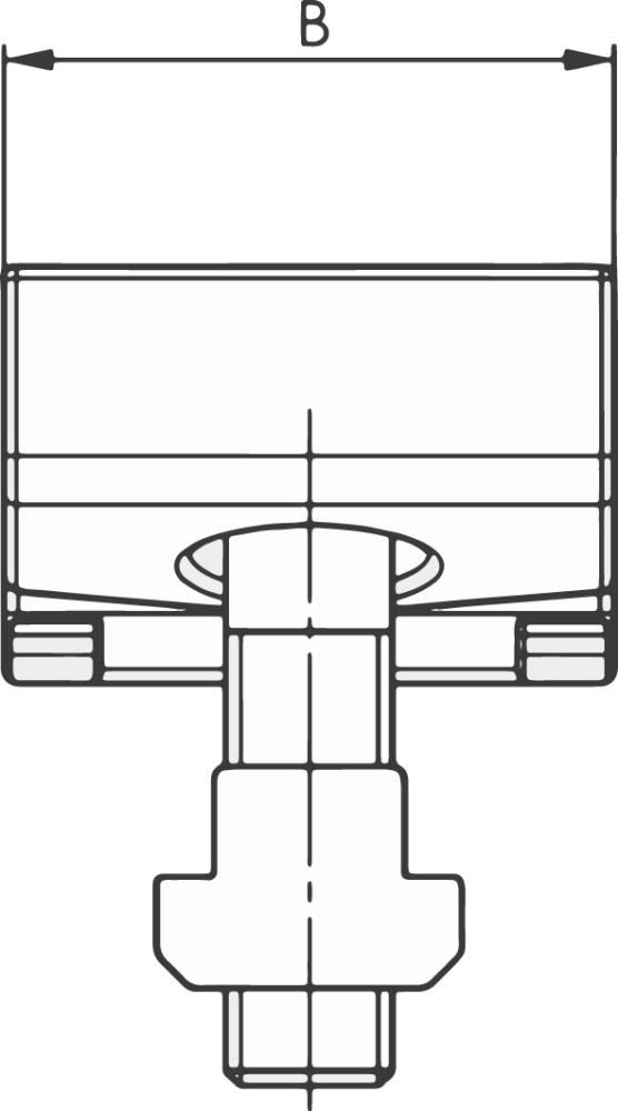 Flachspanner 6496 M12x14mm AMF
