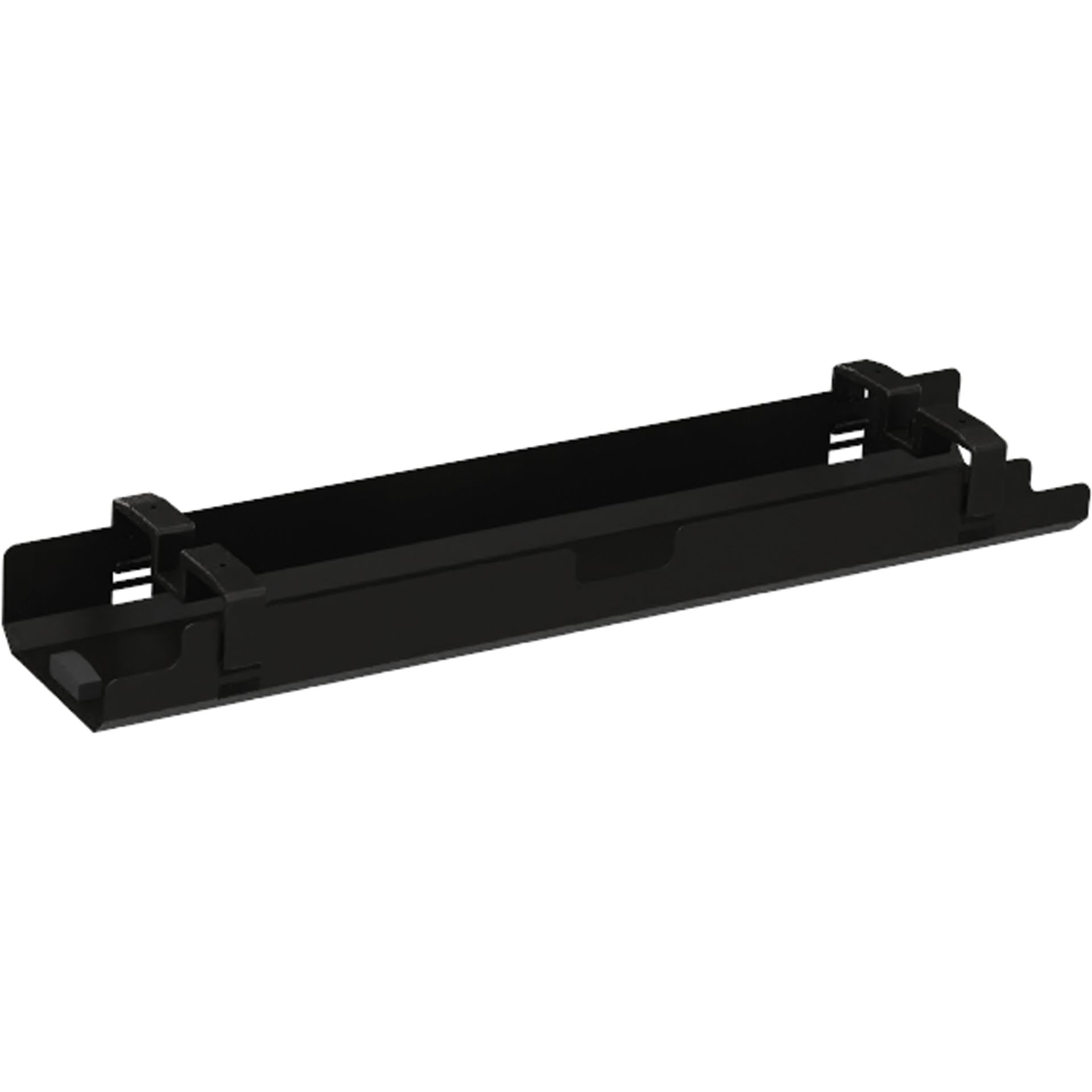 Kabelkanal horizontal  für Tische B1200mm sw