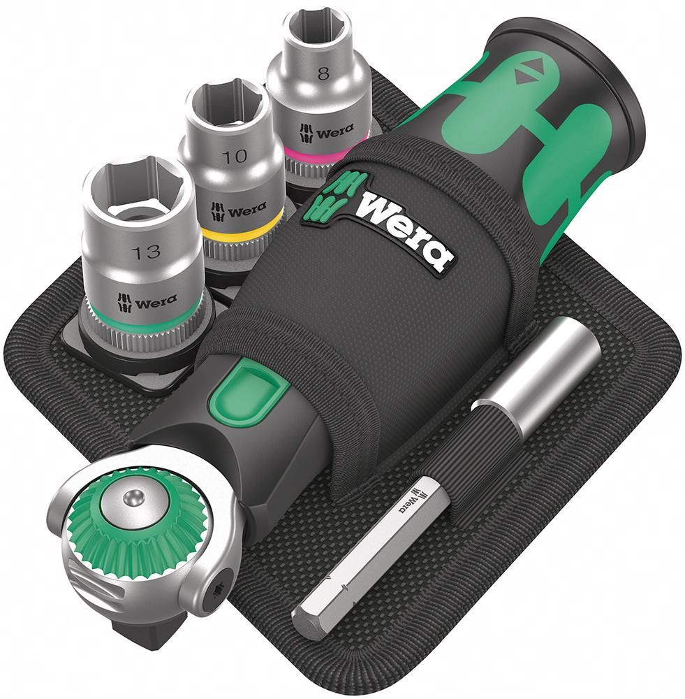 Magazin-Knarren-Satz 3/8"Zyklop Pocket Wera