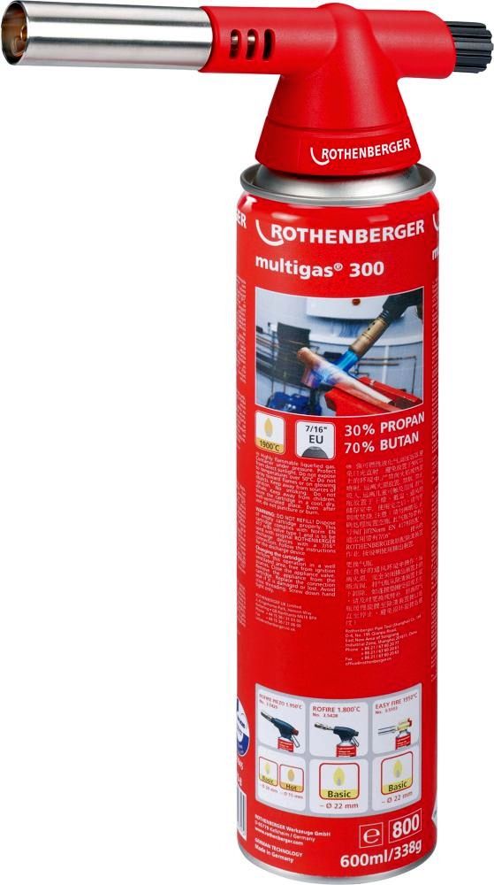 Lötlampe ROFIRE 4 Multigas 300 Rothenberger