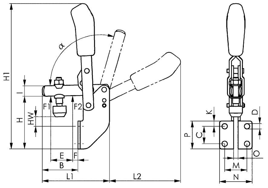 Senkrecht-Spanner 6803 Gr.1 AMF