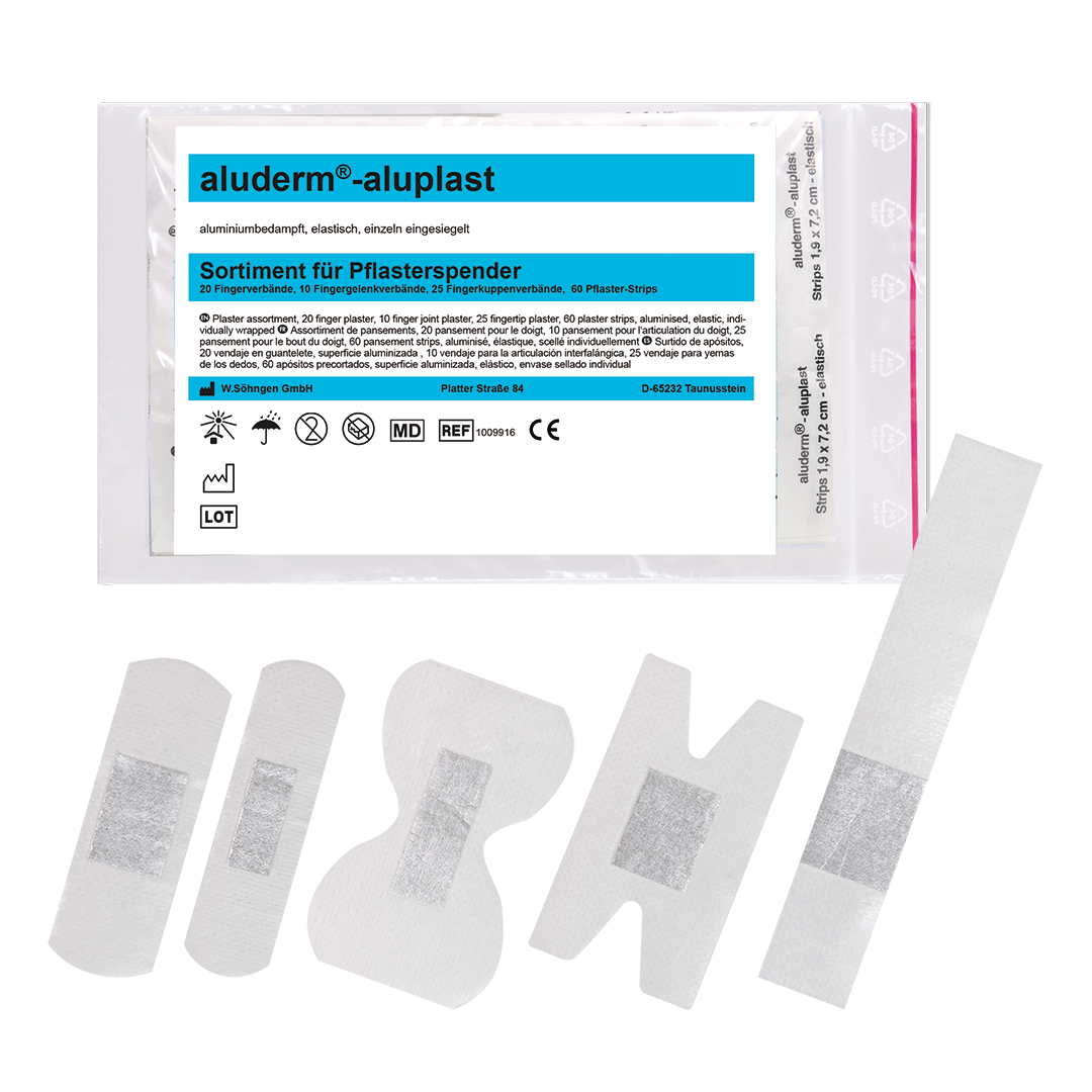 Nachfüllset für Pflasterspender aluderm®-aluplast