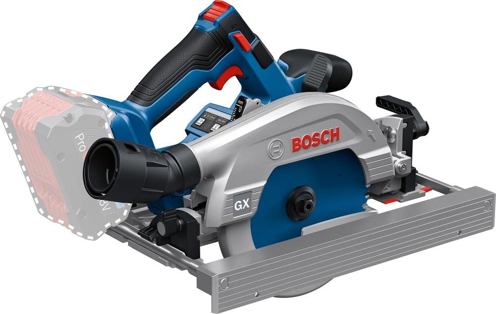 Akku-Handkreissäge solo GKS 18V-57-2 GX Bosch ohne Akku ohne Ladegerät L-Boxx