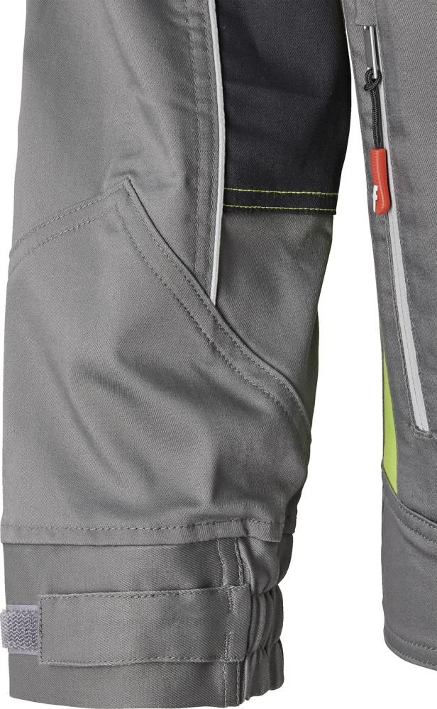 Jacke Flex grau/schwarz/lime Gr. S FORTIS