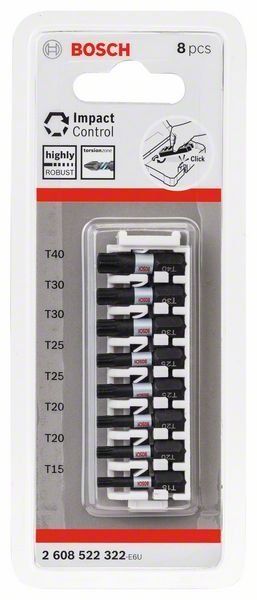 Bosch Schrauberbit Impact Control Power Bit Pack
