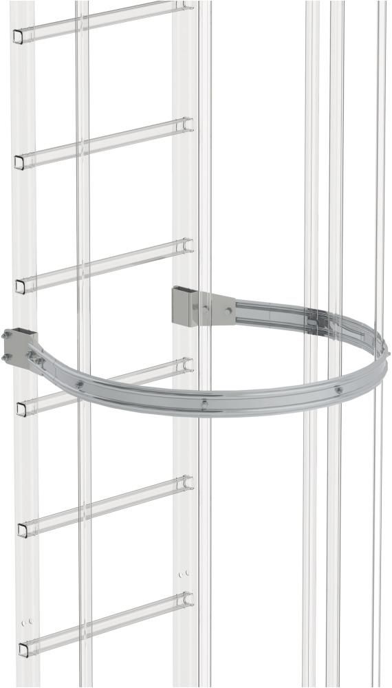 Rückenschutzbügel Durchmesser 700 mm Alu eloxiert inkl. Montagesatz
