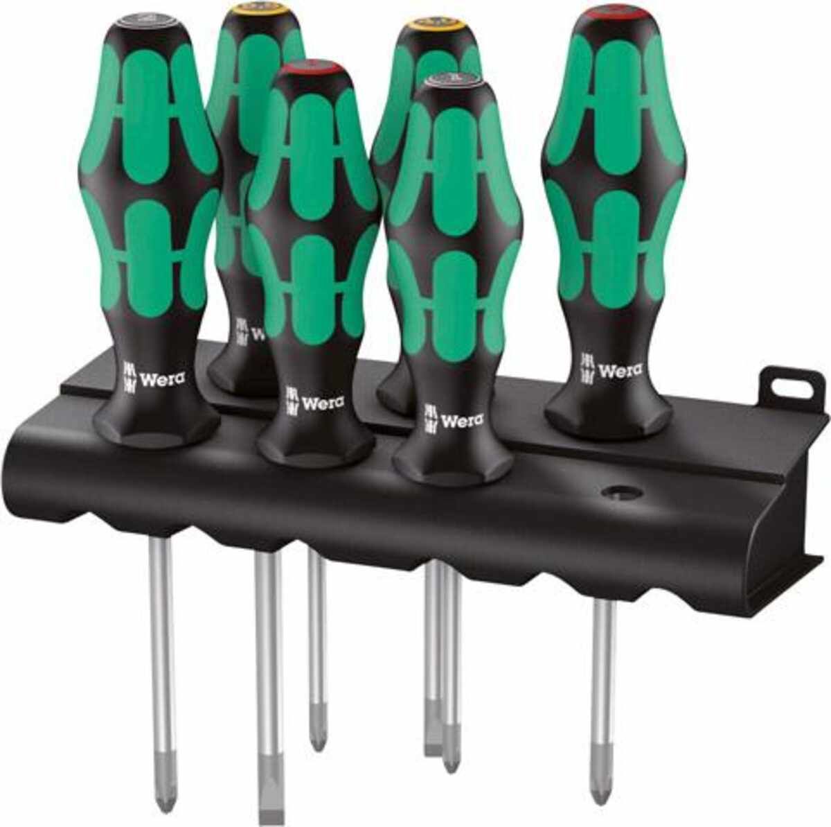WERA Schraubendrehersatz Grün/Schwarz 6tlg