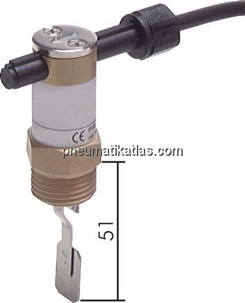 Prallscheiben-Durchflusswächter G 1/2", Messing