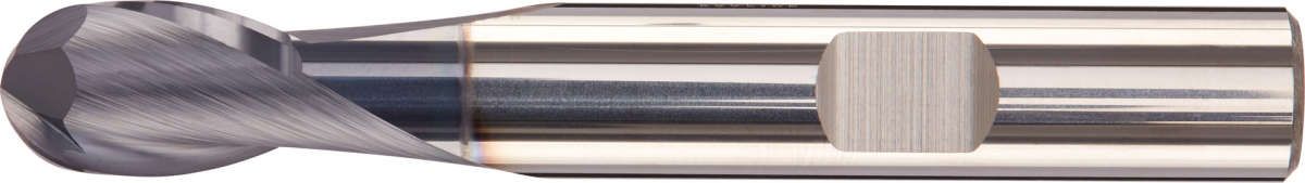 Radiusfräser kurz VHM AlTiN+ Schaft HB 30Grad 12 mm FORTIS