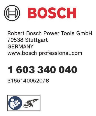 BOSCH Spannmutter