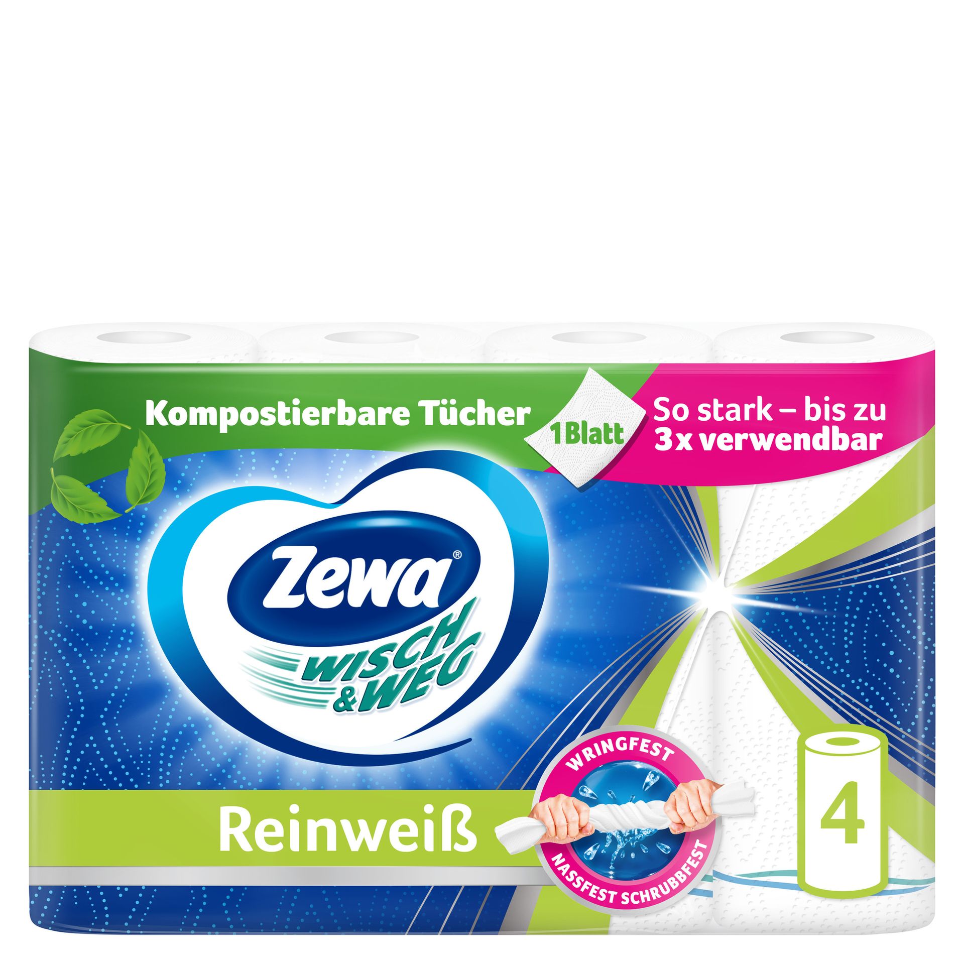 Küchenrolle Wisch&Weg ws 4St