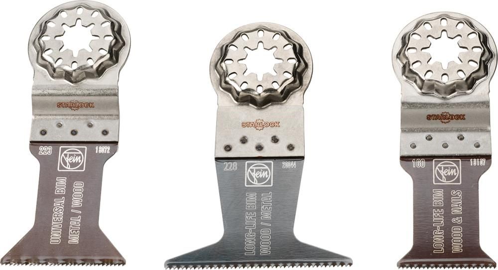 Multimaster Zubehör-Set E-Cut Combo Starlock Fein3-teilig Wood and Metal