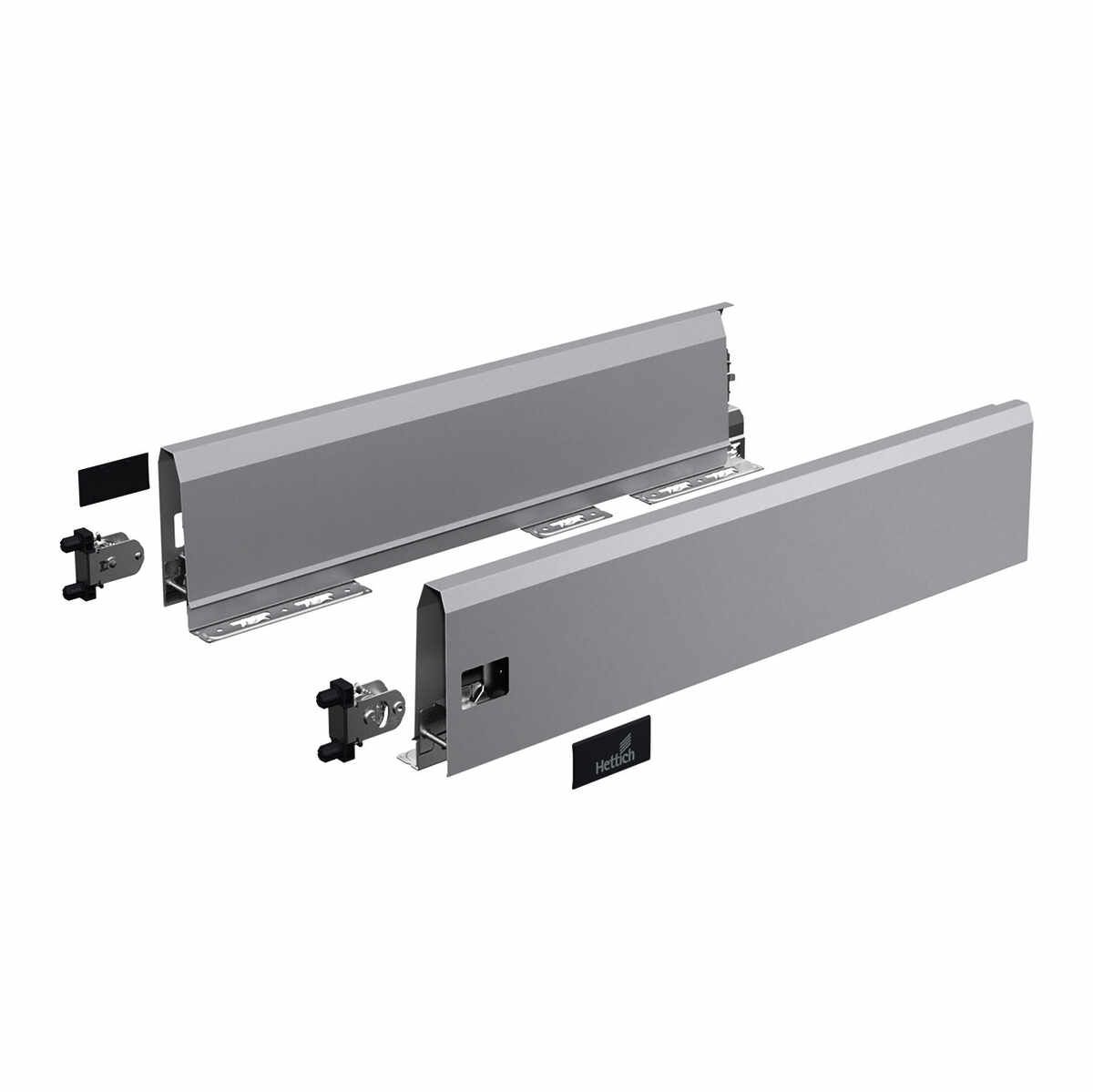 At-Set Zarge 126/550mm Si. Incl.Frontbef