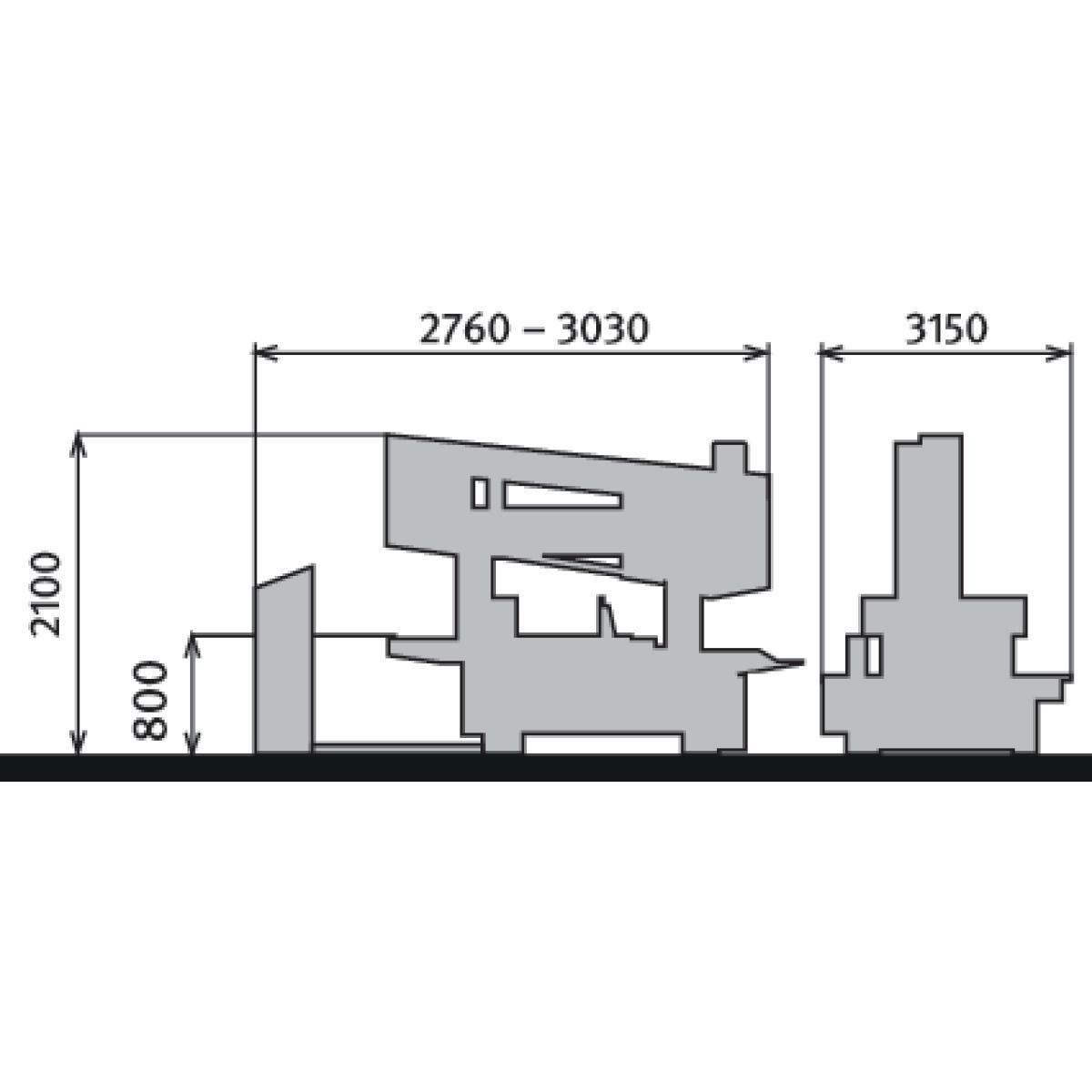Vollautomatische Zwei-Säulen-Horizontal-Metallbandsäge Metallkraft HMBS 340 CNC-DG-X