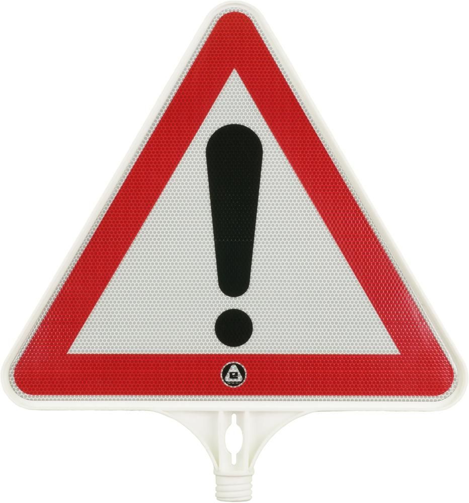 Schild Achtung, Folie Typ 2, Seitenlänge 440mm