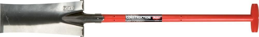Rodespaten Fiber 5001 T-Stiel, 380 x 140 mm