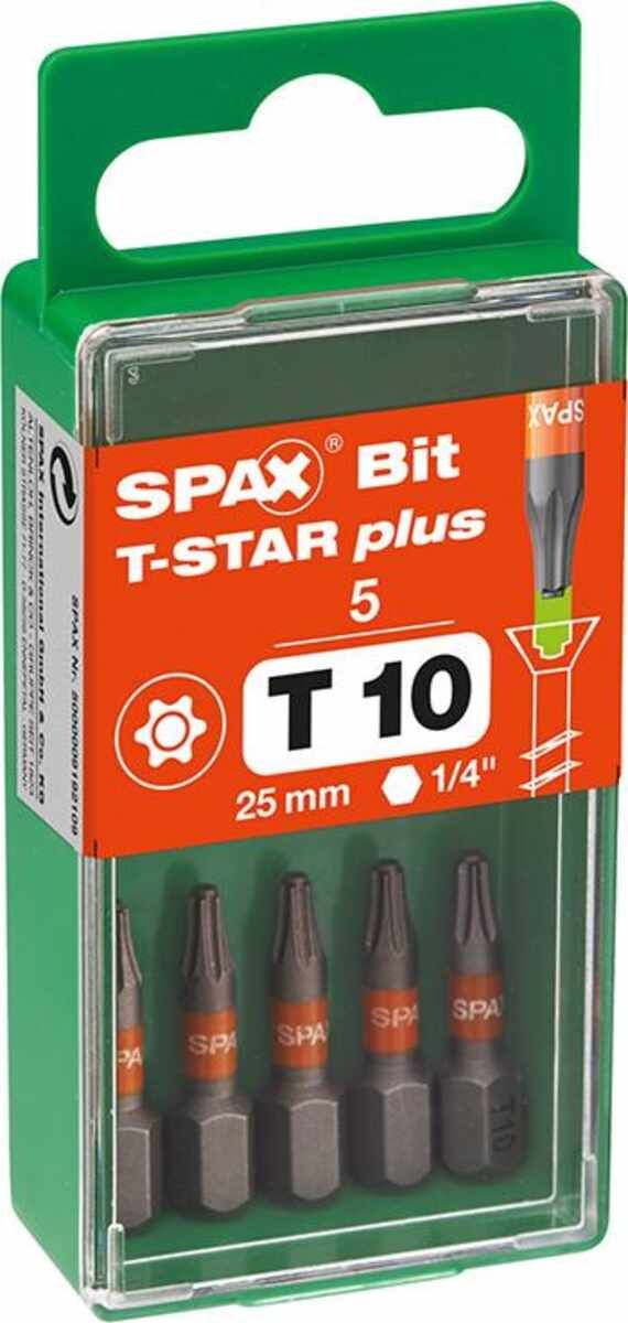 SPAX Bits T -STAR+ T30 1 Blist.a5Bits,25mm