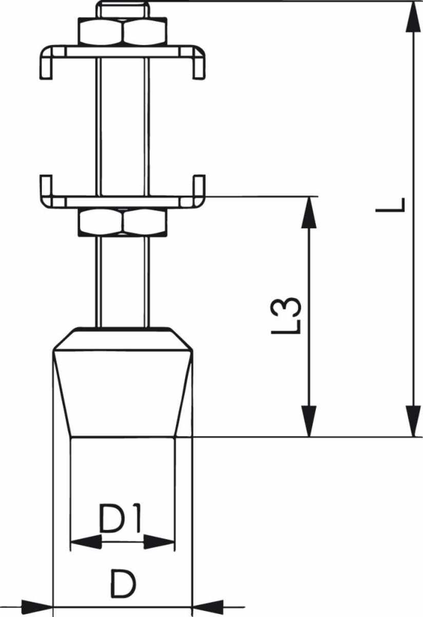 Andrückschraube Gr.2 plus AMF