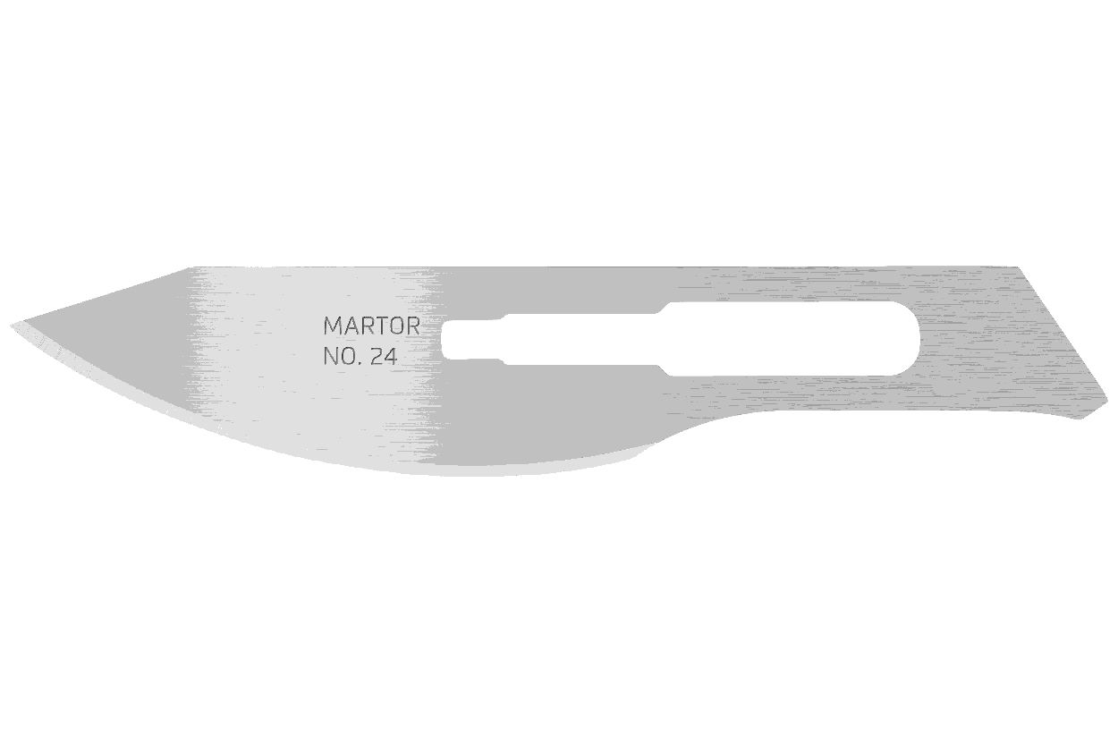 MARTOR Ersatzklinge SKALPELLKLINGE 24 Spezialschliff | 10 Stück