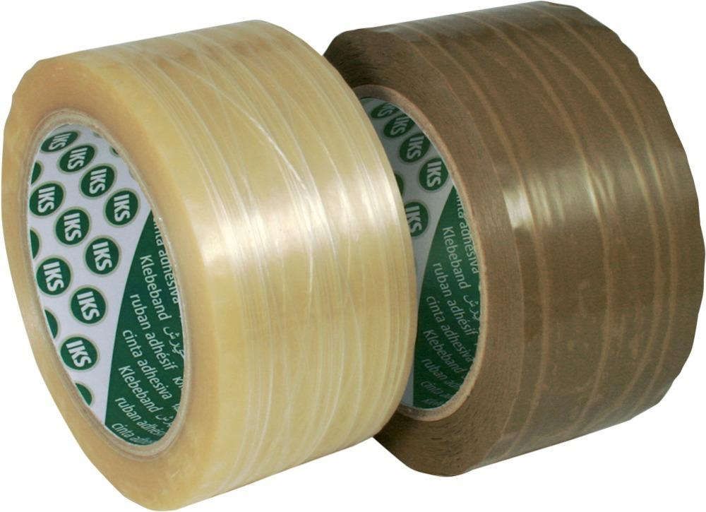 PVC-Packband 66m x 50mm braun, fadenverstärkt Naturkautschukkleber Gerlinger