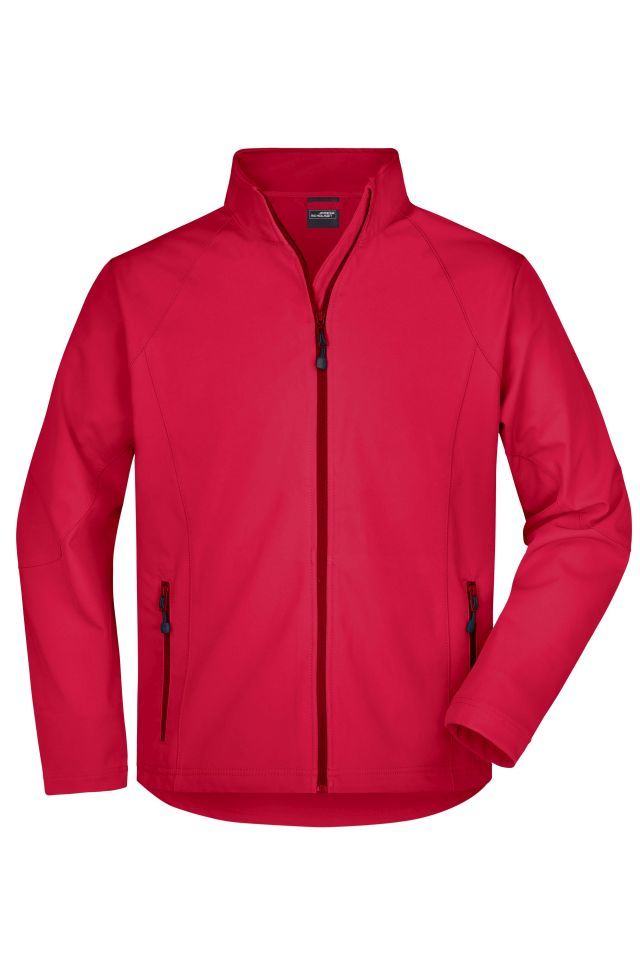 Men's Softshell Jacket Modische Softshelljacke rot, Gr. M