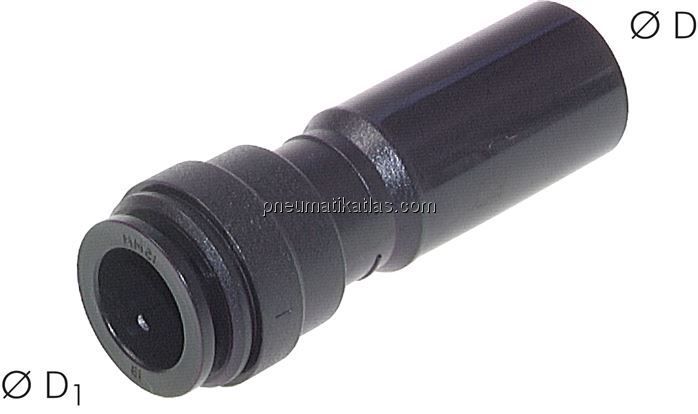 Reduzierung 15mm Stecknippel x 10mm Schlauch, IQS-Big