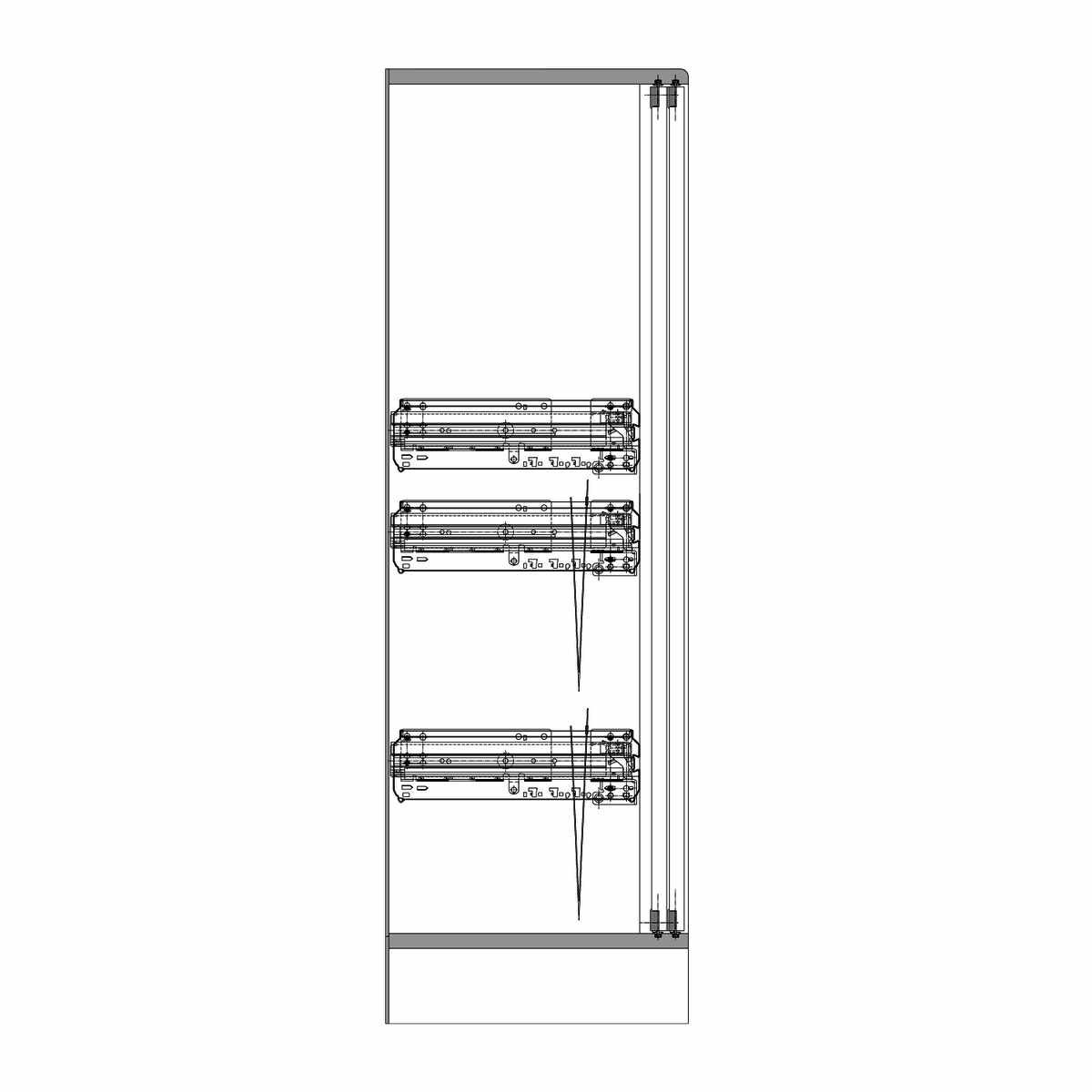Auszugsführung Quadro Duplex 40 (Garnitur), für Ko