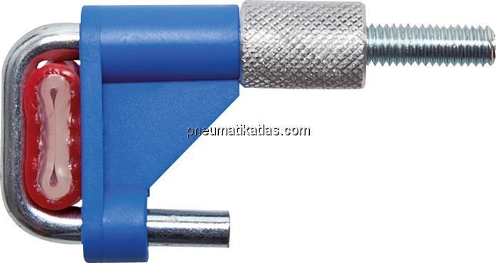 Schlauchklemme, 1 - 10 mm, blau